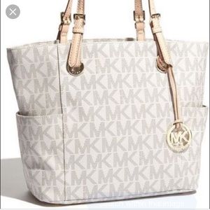Michael Kors White tote bag